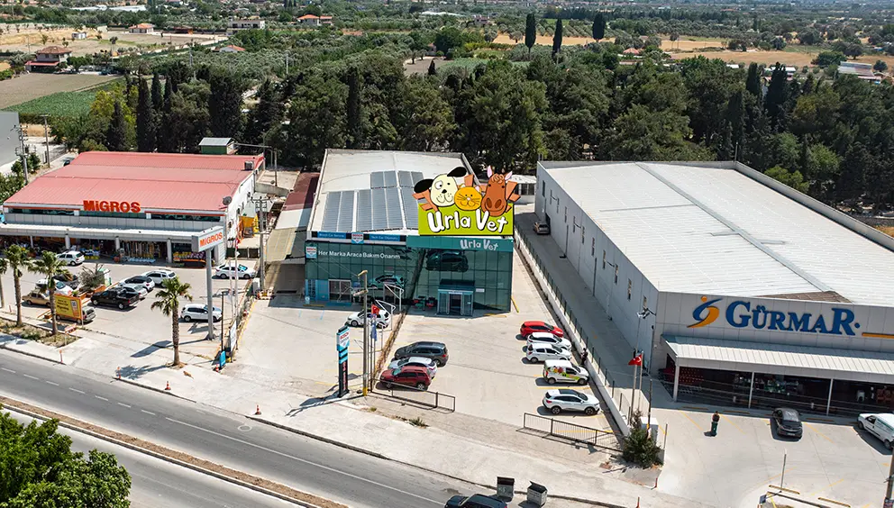 Urlavet Veterinary Hospital seen from the outside